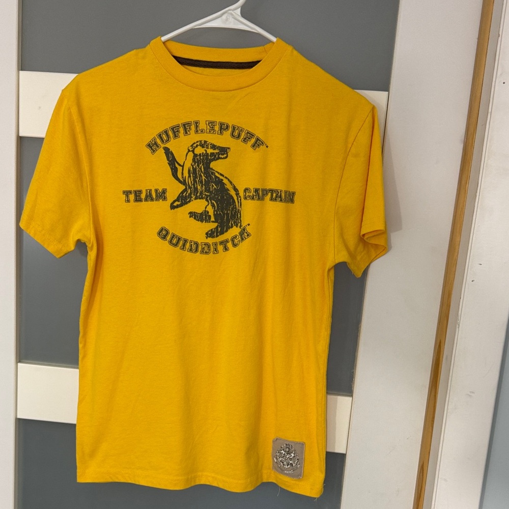 Hufflepuff Quidditch Team Captain Yellow Kids Tee